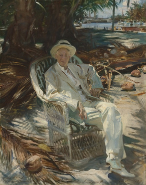 萨金特《查尔斯·德林》（Portrait of Charles Deering）1917 布面油画 芝加哥艺术博物馆