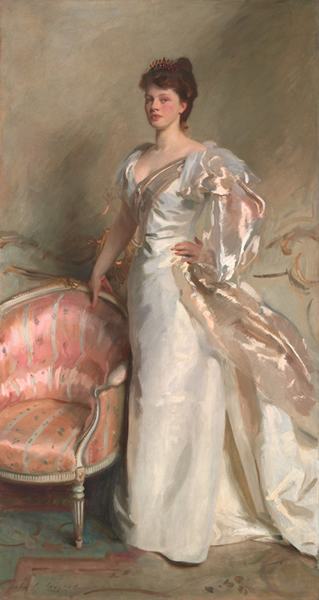 《乔治·斯文顿夫人》 （Mrs. George Swinton {Elizabeth Ebsworth})1897 布面油画 芝加哥艺术博物馆 Wirt D. Walker Collection 1922.4450