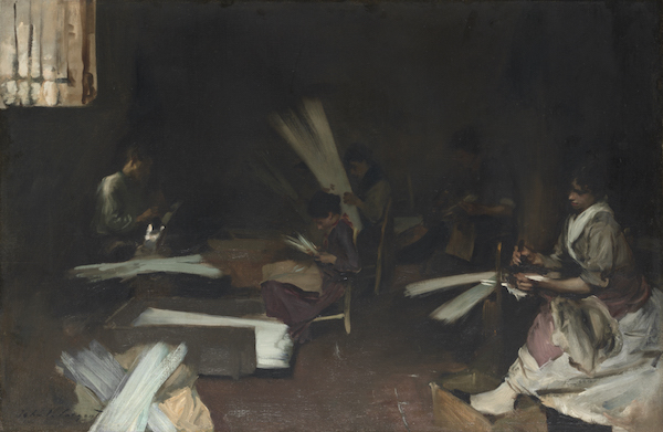 《威尼斯玻璃制作工》（Venetian Glass Workers）1880/82 芝加哥艺术博物挂 Mr. and Mrs. Martin A. Ryerson Collection