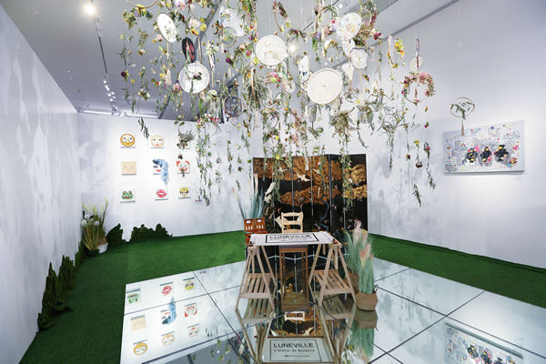 中国上海宝龙美术馆《WAVELENGTH：出厂设置》展览现场，Lunéville缕薇工作室作品