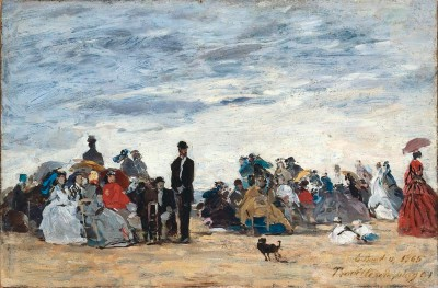 《特鲁维勒沙滩》（La plage de Trouville）