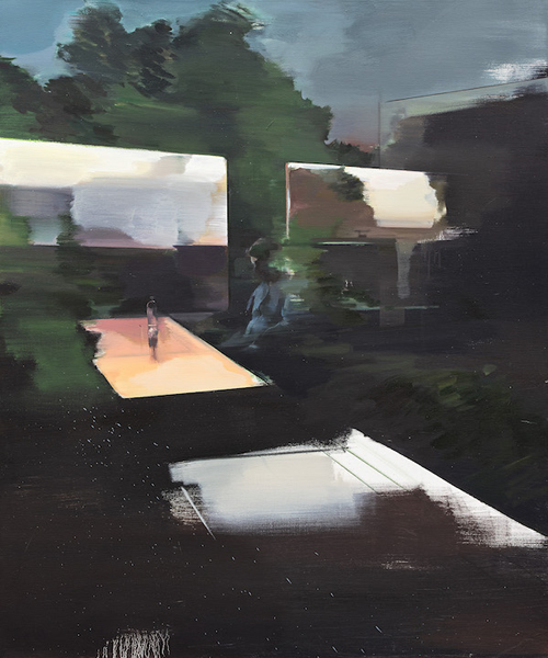 周胤辰，《中间时刻》，120x100cm，2017年