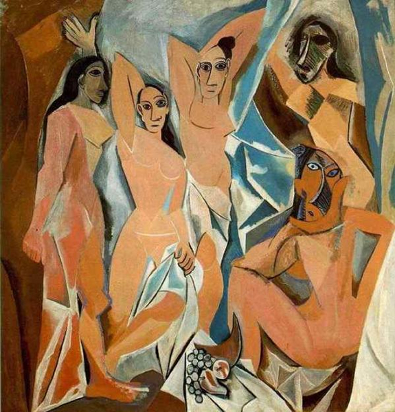 毕加索，亚维农少女（Les Demoiselles d