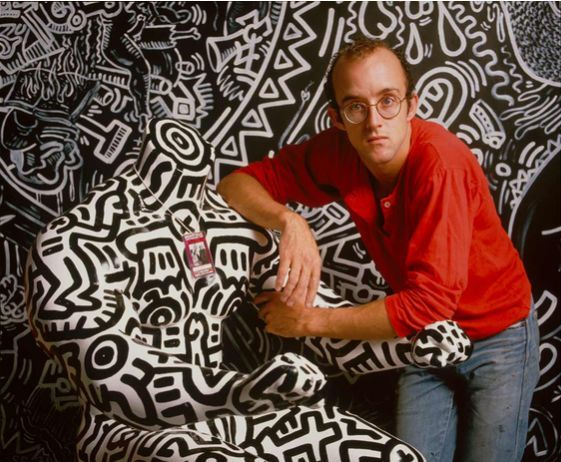 © Wolfgang Wesener: Keith Haring, 1986