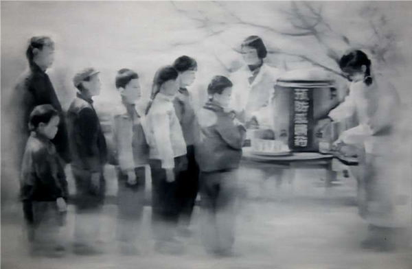 领药  2008  200x300cm 布上油彩