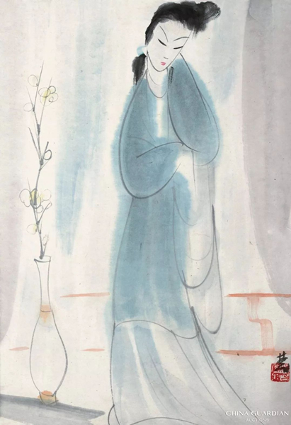 林风眠 仕女图