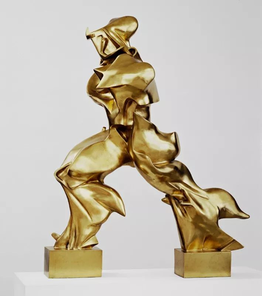 翁贝托·波丘尼（意大利，1882 - 1916） 《空间中连续性的唯一形体》1913