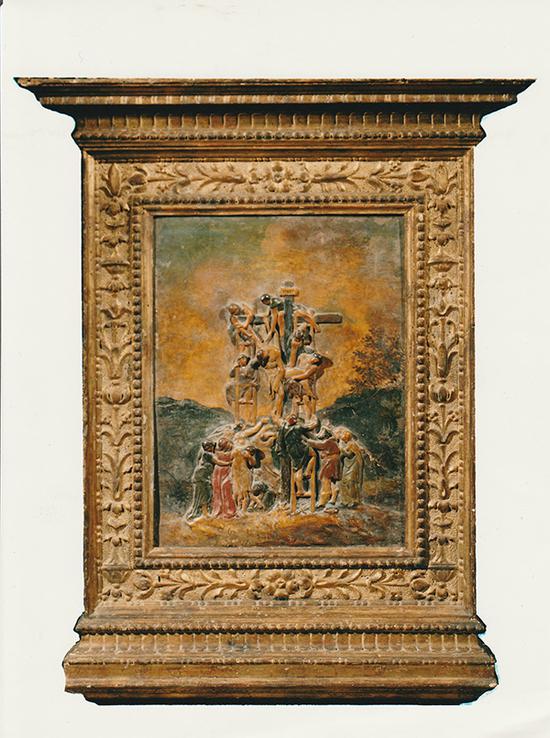 米开朗基罗・博那罗蒂 意大利 耶稣下十字架 77×45cm 彩绘灰泥 16世纪