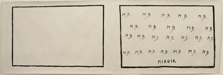 Miroir/ Marcel Broodthaers / 1971