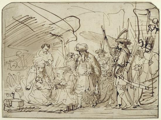 《三王朝拜》（The adoration of kings），Gerbrand van den Eeckhout，1635-1640年