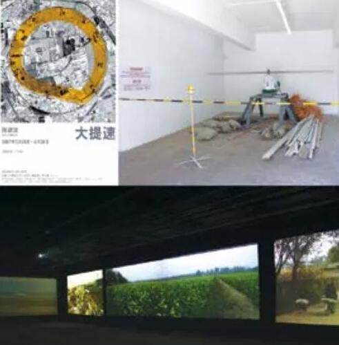 隋建国：《大提速》展览现场