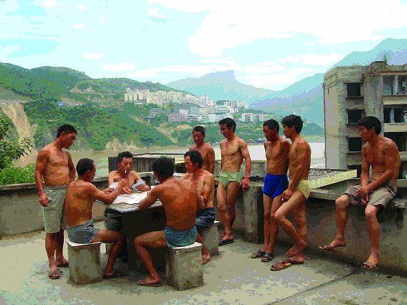 2005 年，三峡奉节。