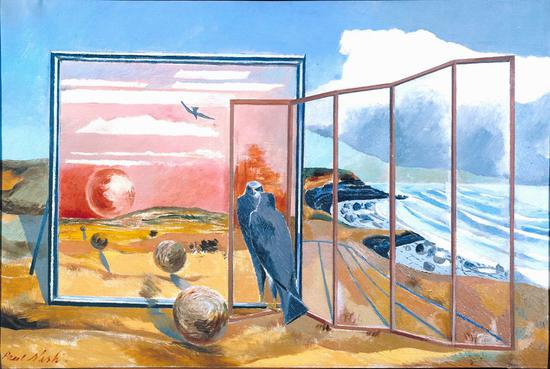 《梦中的风景》，Paul Nash，1936-1938年