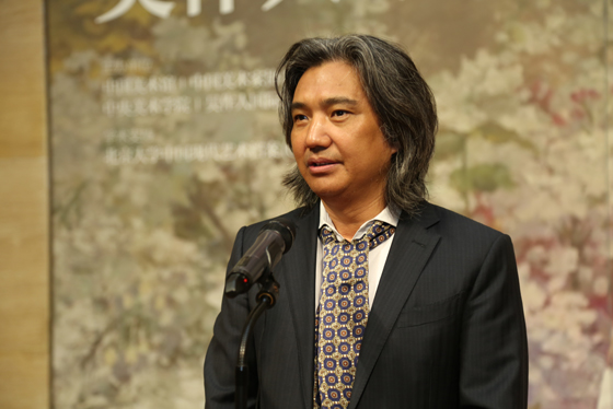 全国政协常委、中国美术馆馆长、中国美术家协会副主席吴为山致辞