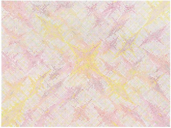 丁乙 十示 2018-8 椴木板上综合媒介 2018 366 x 488 cm