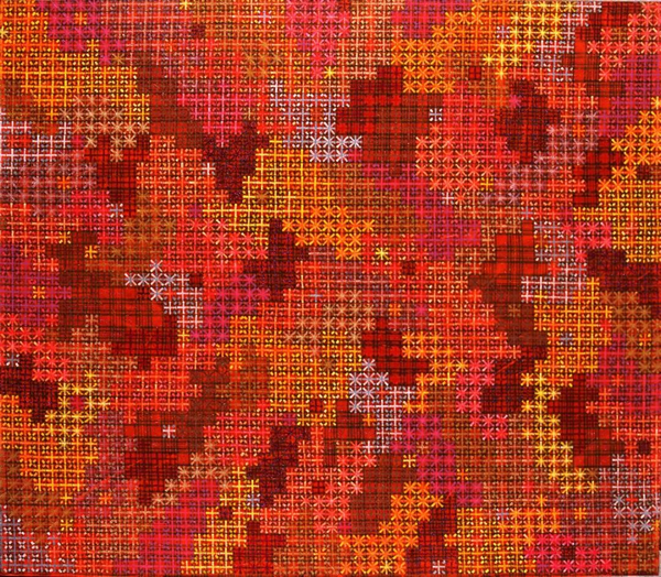 丁乙 十示 2003-9 成品布面丙烯 2003 140 x 160cm