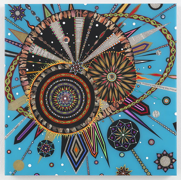 Fred Tomaselli，《Untitled》，2018年