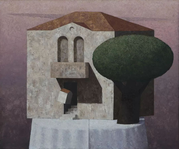马提亚斯·布兰迪 《别墅》布面油画 120x100cm 2015年