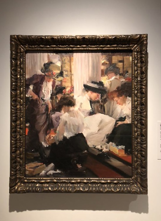 伊丽莎白·斯巴霍克·琼斯《鞋店》 约1911年 芝加哥艺术博物馆