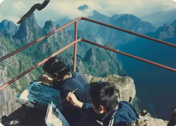 81级油画班的创作课到四川凉山彝族地区体验生活，1983年5月