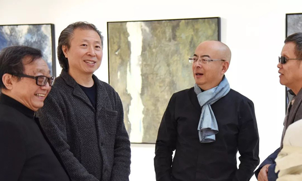 大匠营构,充满睿智与神采的艺术境界"渍痕 张宝玮先生画展"如期