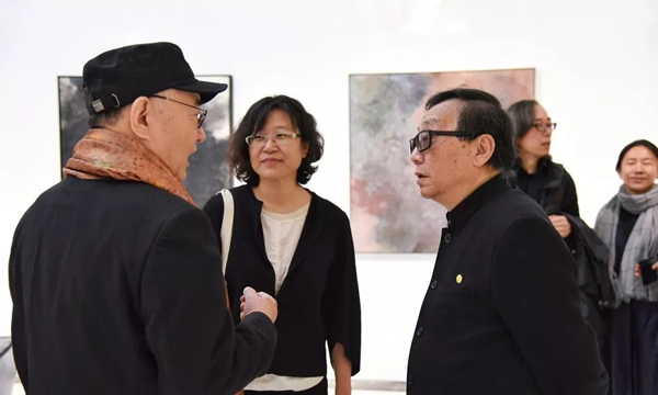 大匠营构,充满睿智与神采的艺术境界"渍痕 张宝玮先生画展"如期