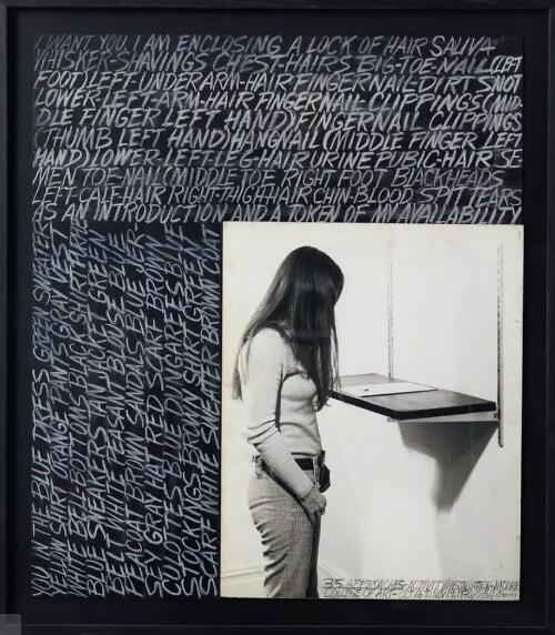 维托·阿肯锡的行为艺术作品《途径》的计划草图，以精制版画的形式销售给藏家  图片：Artsy