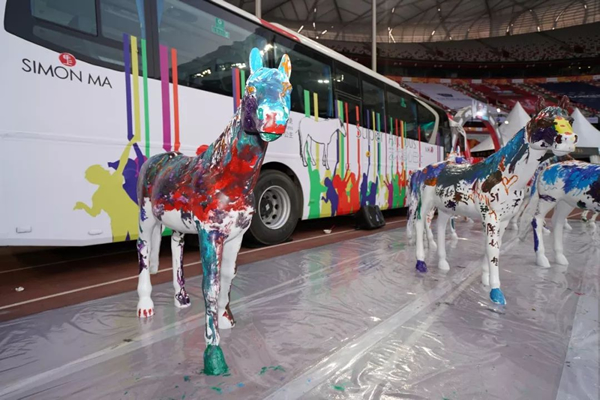 Super Art Bus 在鸟巢