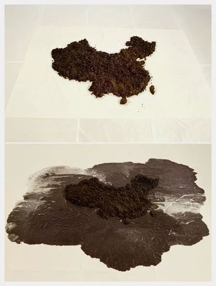 戴光郁 “边界” 水墨装置 1997 成都
