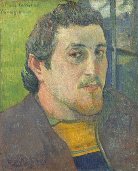 Paul Gauguin, Self-Portrait Dedicated to Carrière, 1888 or 1889