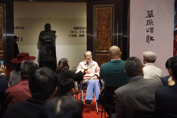 炎黄艺术馆理事长、黄胄夫人郑闻慧