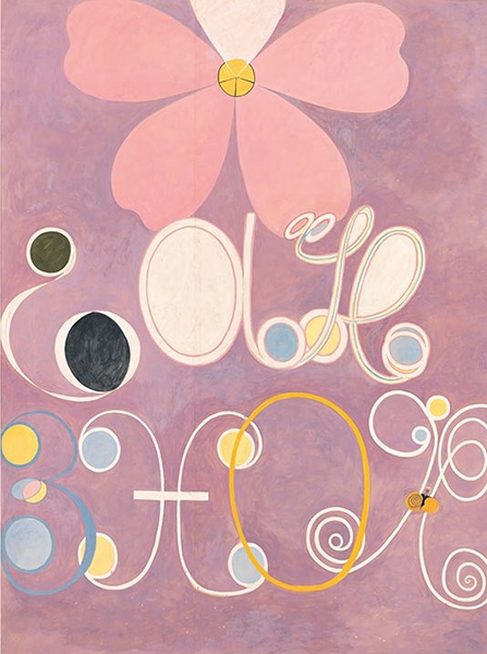 Hilma af Klint, Youth,Group IV, No 5. The Ten Largest, 1907