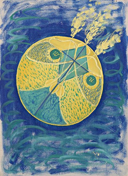 Hilma af Klint,Primordial Chaos, No. 7, Group I, 1906-7