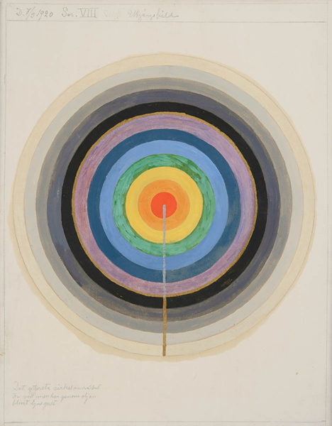 Hilma af Klint, Series VIII, Picture of the Starting Point, 1920