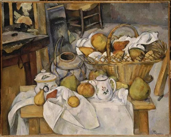 《静物，篮子，又名餐桌》（Nature morte au panier ou La Table de cuisine）