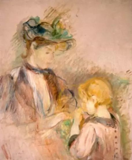 贝尔特·莫里索《年轻女性和孩子》