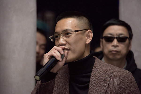 艺术家林惠兴热情致辞表达对各界的感激之情