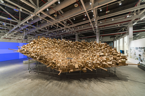  成都.蓬皮杜“全球都市”国际艺术双年展现场；图片提供：“全球都市”国际艺术双年展执行组