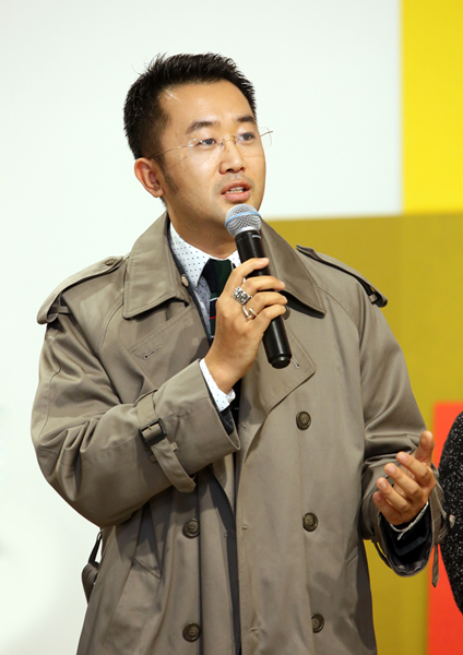 ▲ 今日美术馆馆长高鹏先生致辞