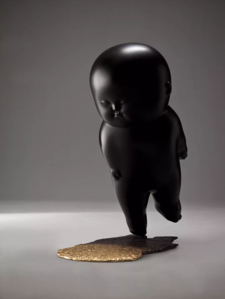 浮光 Flickering Moonlight 120x59x128cm 铜雕 Bronze 2009