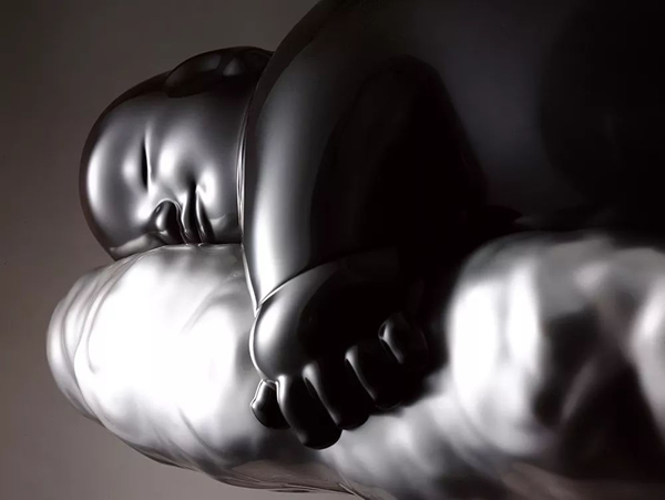 飞行乐土 Float to Sukhavati 81x46x61cm 铜雕 Bronze 2002