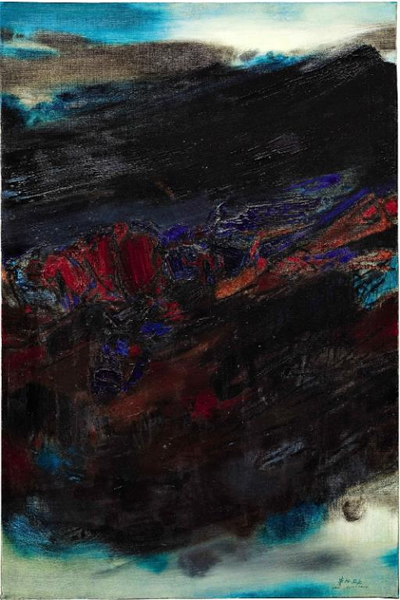 朱德群《No. 144》1963 年作，油画画布，147 x 97.5 公分估价：1,000 万至 1,500 万港元