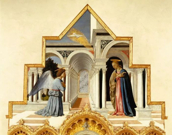 The Annunciation，Piero della Francesca，1460-70