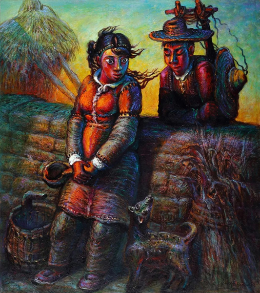 布面油画