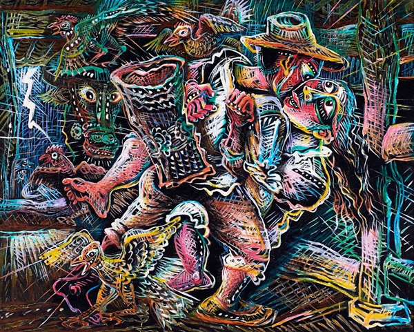 布面油画