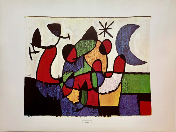 胡安·米罗，《塔拉贡那的日出》，50cmx65cm，1970