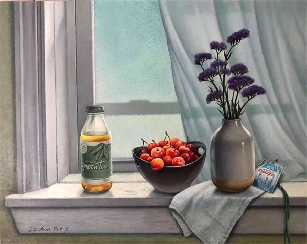 忆故乡 周智诚 美国 61x76cm