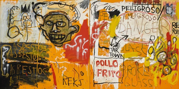尚·米榭·巴斯基亚 (Jean-Michel Basquiat) 《无题（炸鸡）》