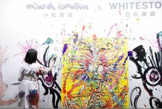 Art021中白石画廊特别项目现场。来源：art021官方供图