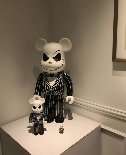 ▲ Be@rbrick  Skellington 1000%,400%,100%